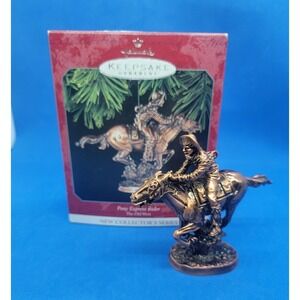 1998 Hallmark Keepsake Ornament Pony Express Rider